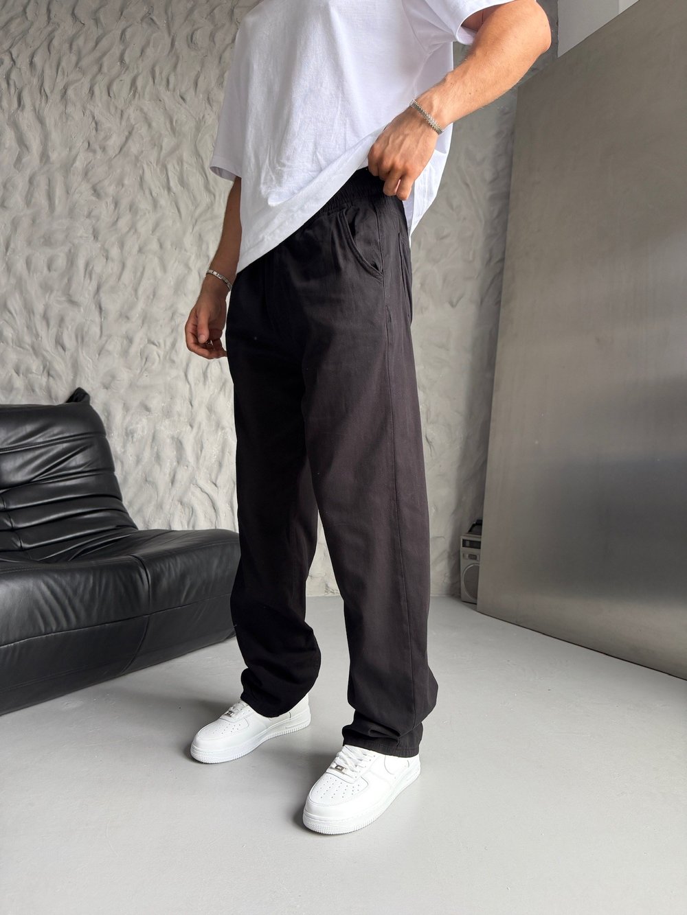 SİYAH GABARDİN PANTOLON