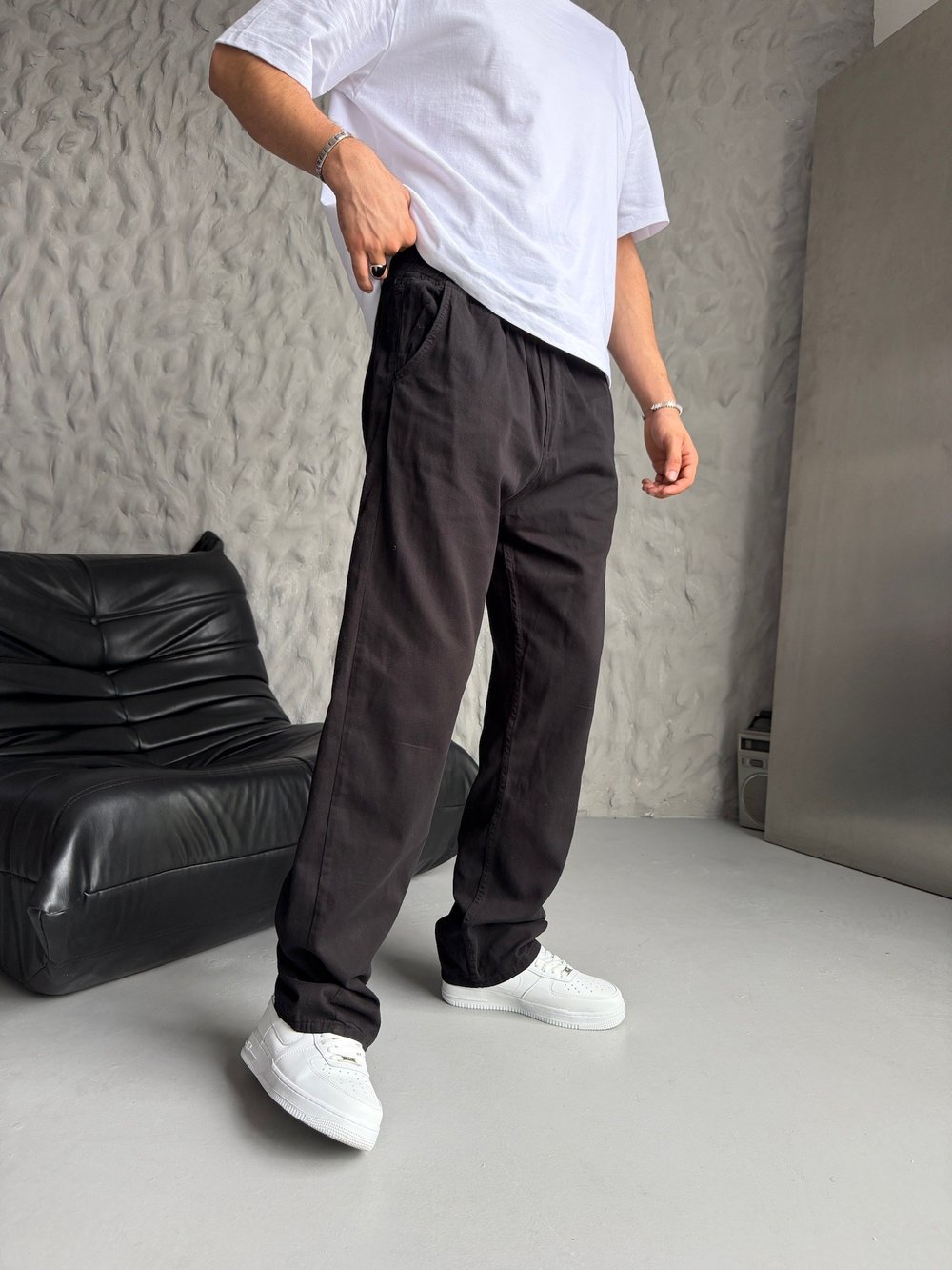 SİYAH GABARDİN PANTOLON