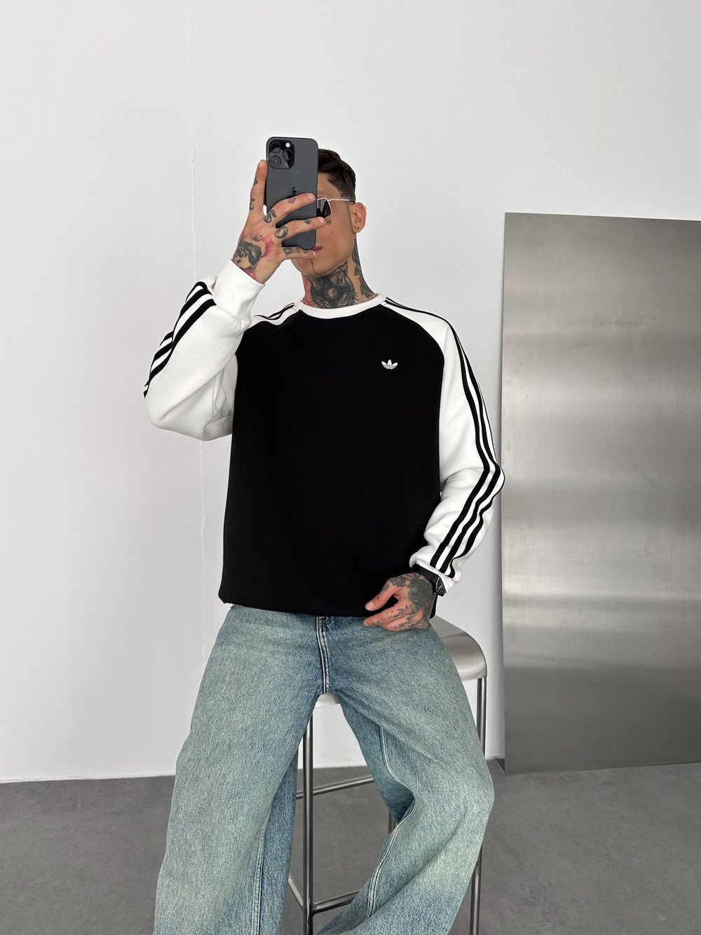 SİYAH GÖVDE ADİDAS SWEAT