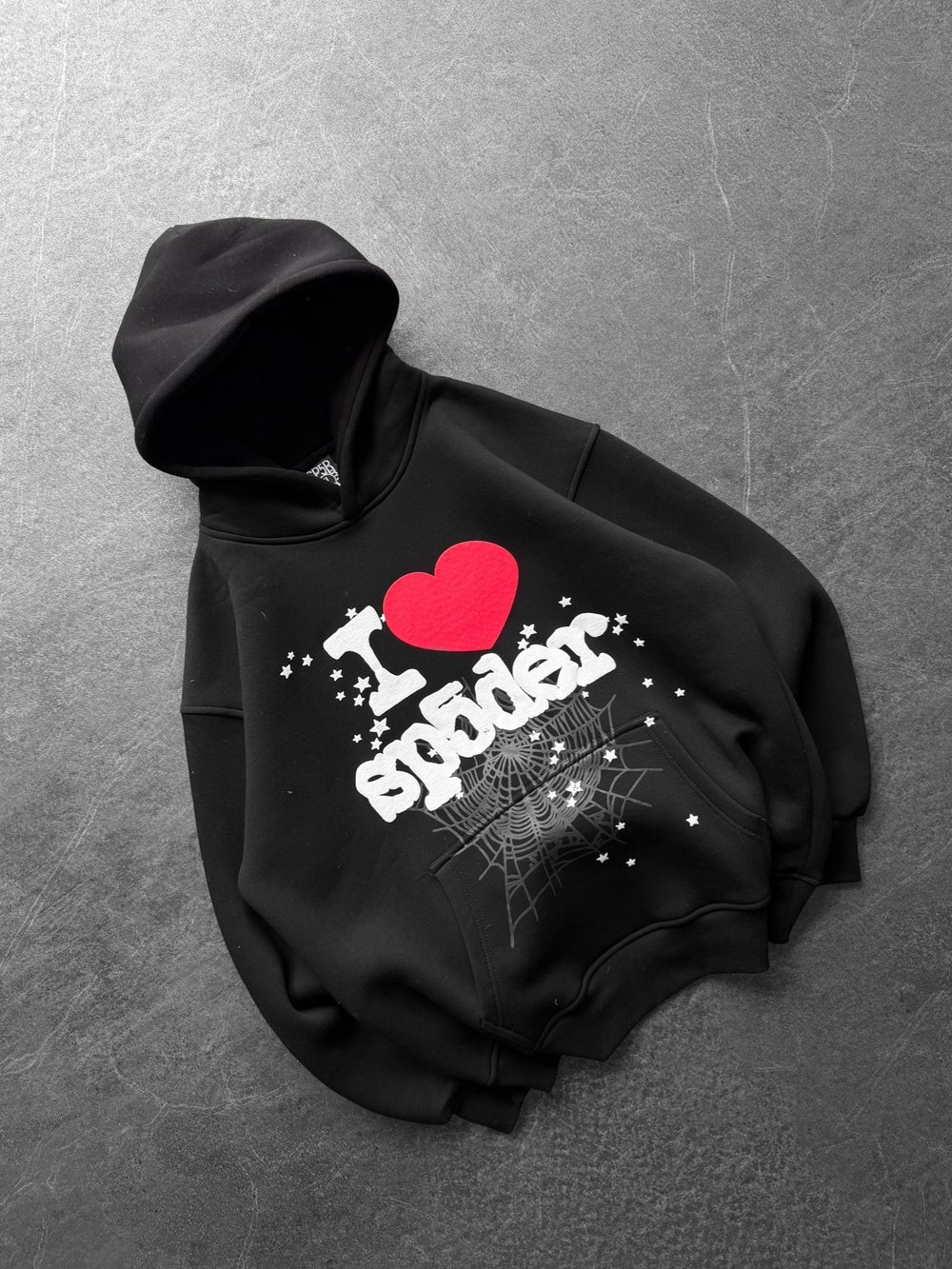 SİYAH KAPŞONLU SP5DER SWEAT