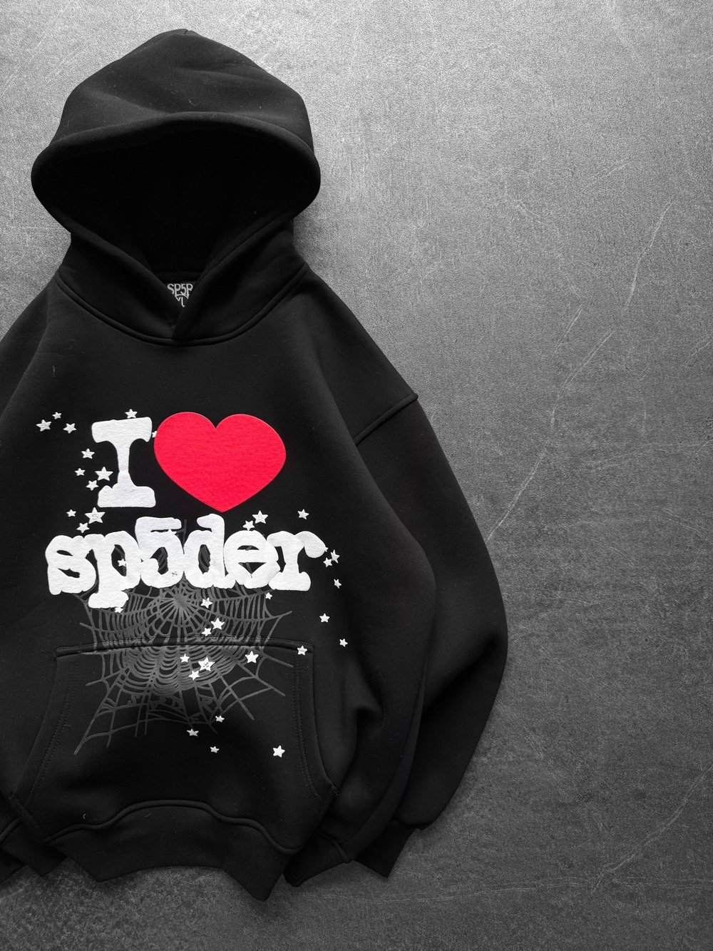 SİYAH KAPŞONLU SP5DER SWEAT