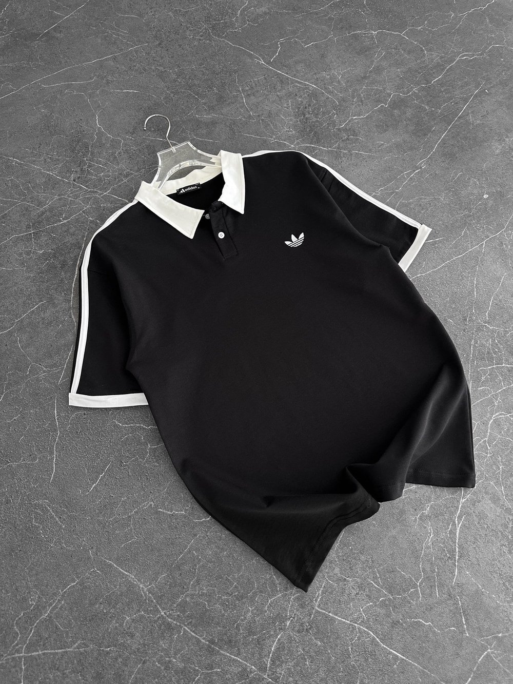 SİYAH POLO YAKA ADİDAS TSHİRT