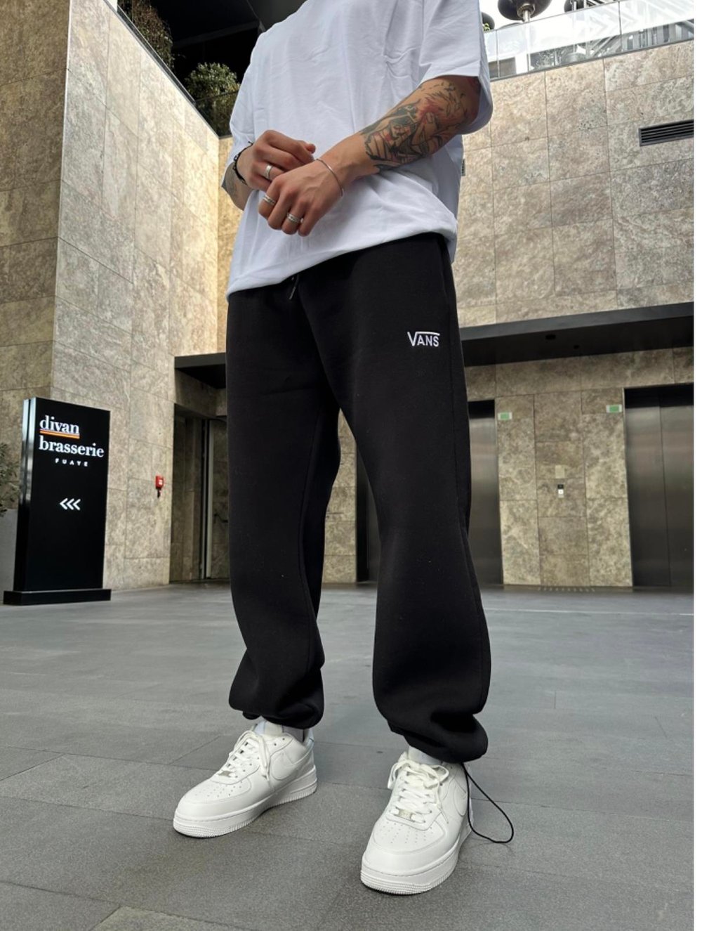 Siyah Vans Eşofman