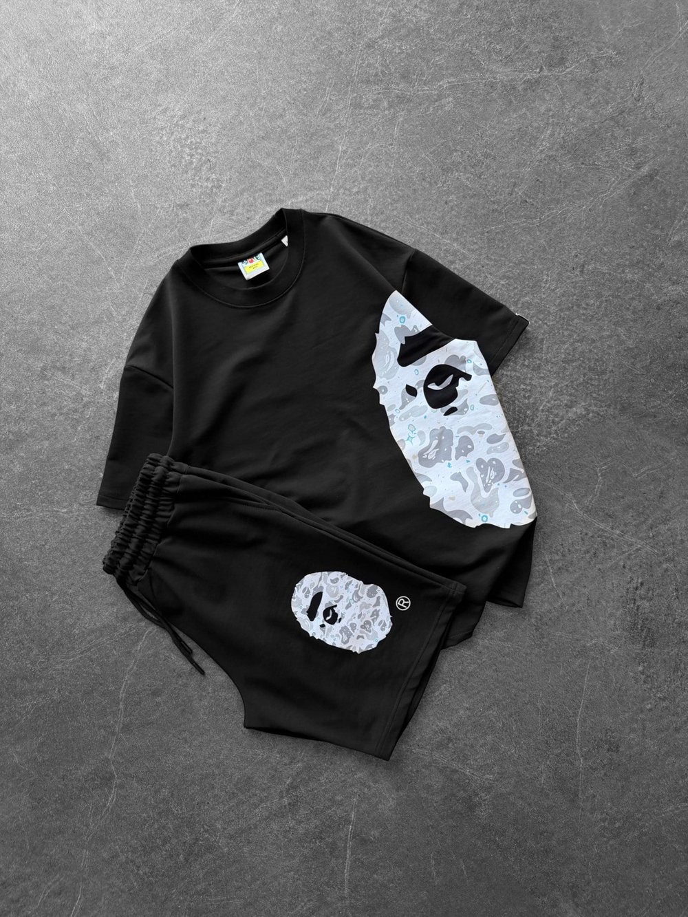 SİYAH YAN BAPE TAKIM