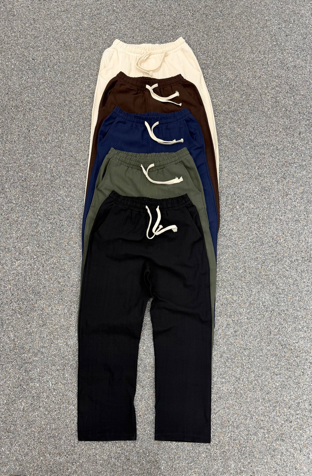 YEŞİL BAGGY KETEN PANTOLON