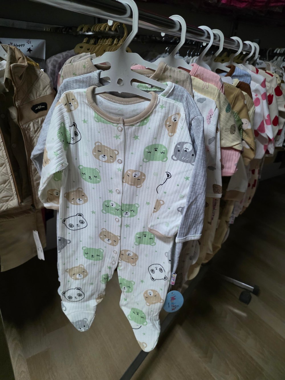 Panda Baskılı Bebek Tulum