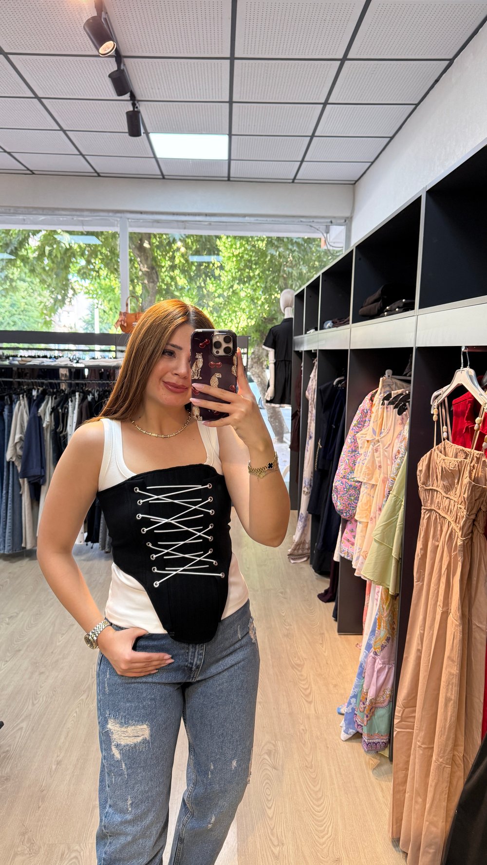 Atletli Korse İki Renkli