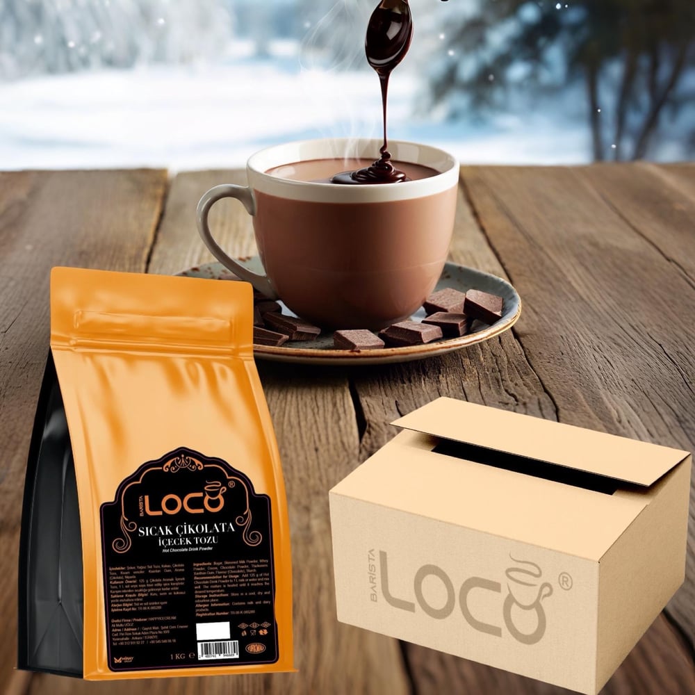 Barista Loco Sıcak Çikolata 1 Kg x 12'li