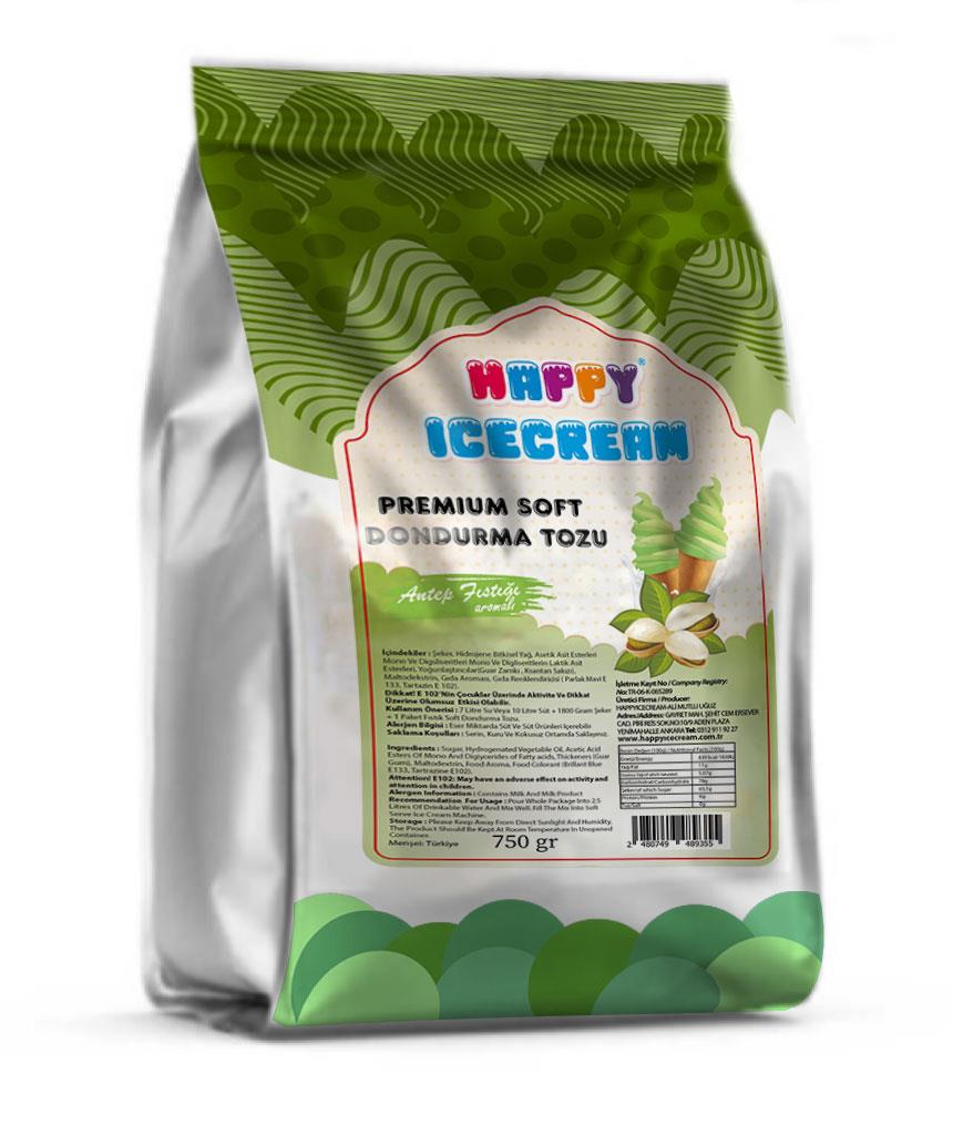 Premium Antep Fıstığı Soft Dondurma Tozu 750 gr