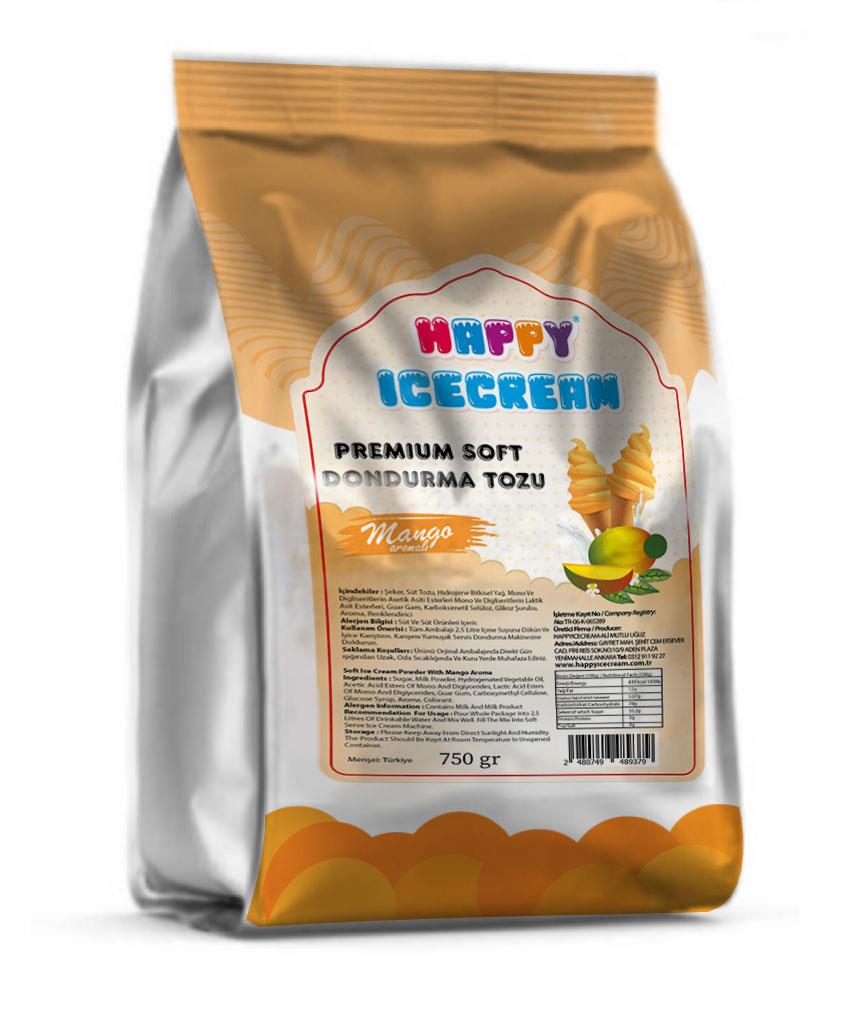 Premium Mango Soft Dondurma Tozu 750 gr