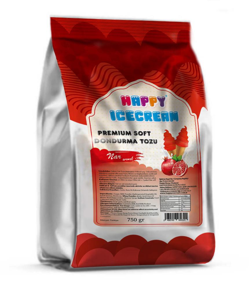 Premium Nar Soft Dondurma Tozu 750 gr
