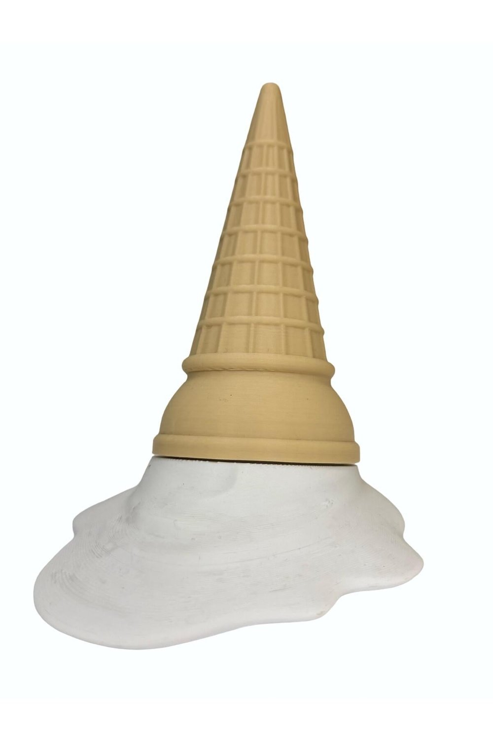 Vanilyalı Soft Dondurma Maketi Ters