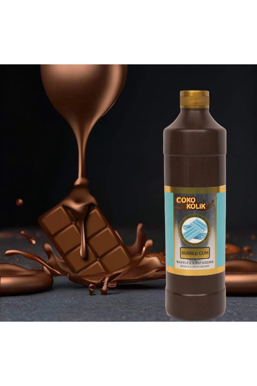 Waffle-Krep-Dondurma Sosu Bubble 1 Kg