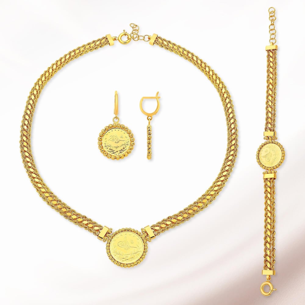 Pullu Halat Set Reşatlı 22K - ST020