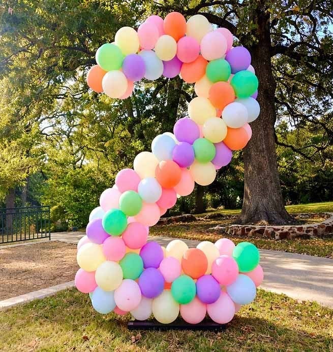 1 Rakam Balon Aranjmanı