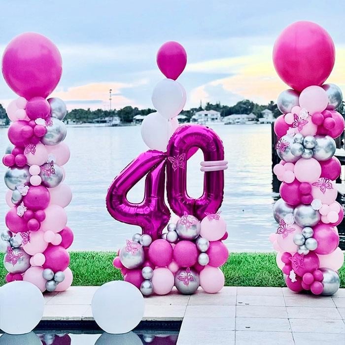 40 Yaş Balon Aranjmanı