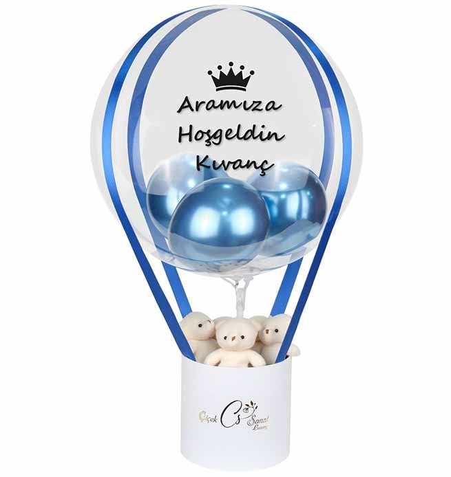 Aramıza Hoşğeldin Hediye Bebek Balon Kutusu