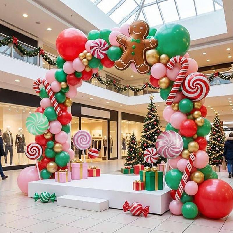 AVM Yılbaşı Balon Süsleme