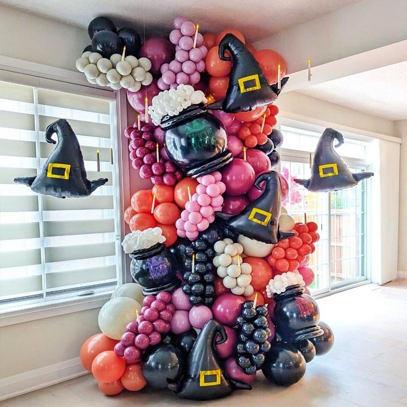 Cadılar Bayramı Mağaza Köşe Süsleme ve Halloween Balon Dekoru