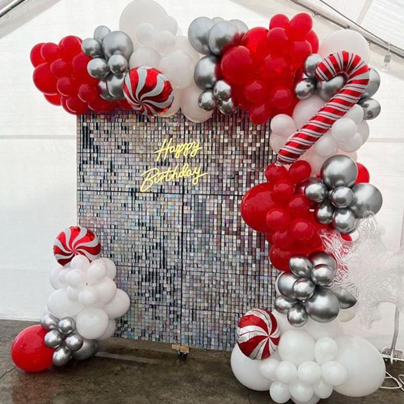 Işıltılı Backdrop Balon Süsleme