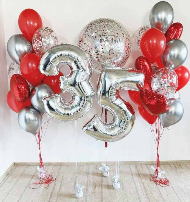Yetişkin Doğum Günü Uçan Balon