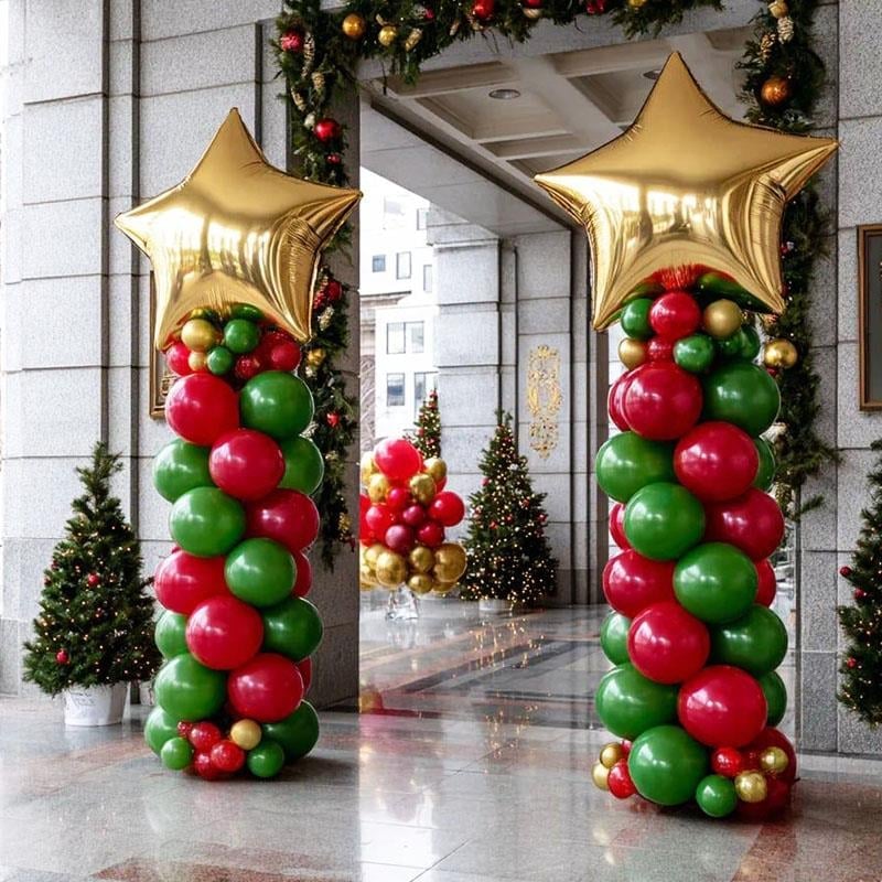 Yılbaşı Balon Sütun Süsleme İstanbul