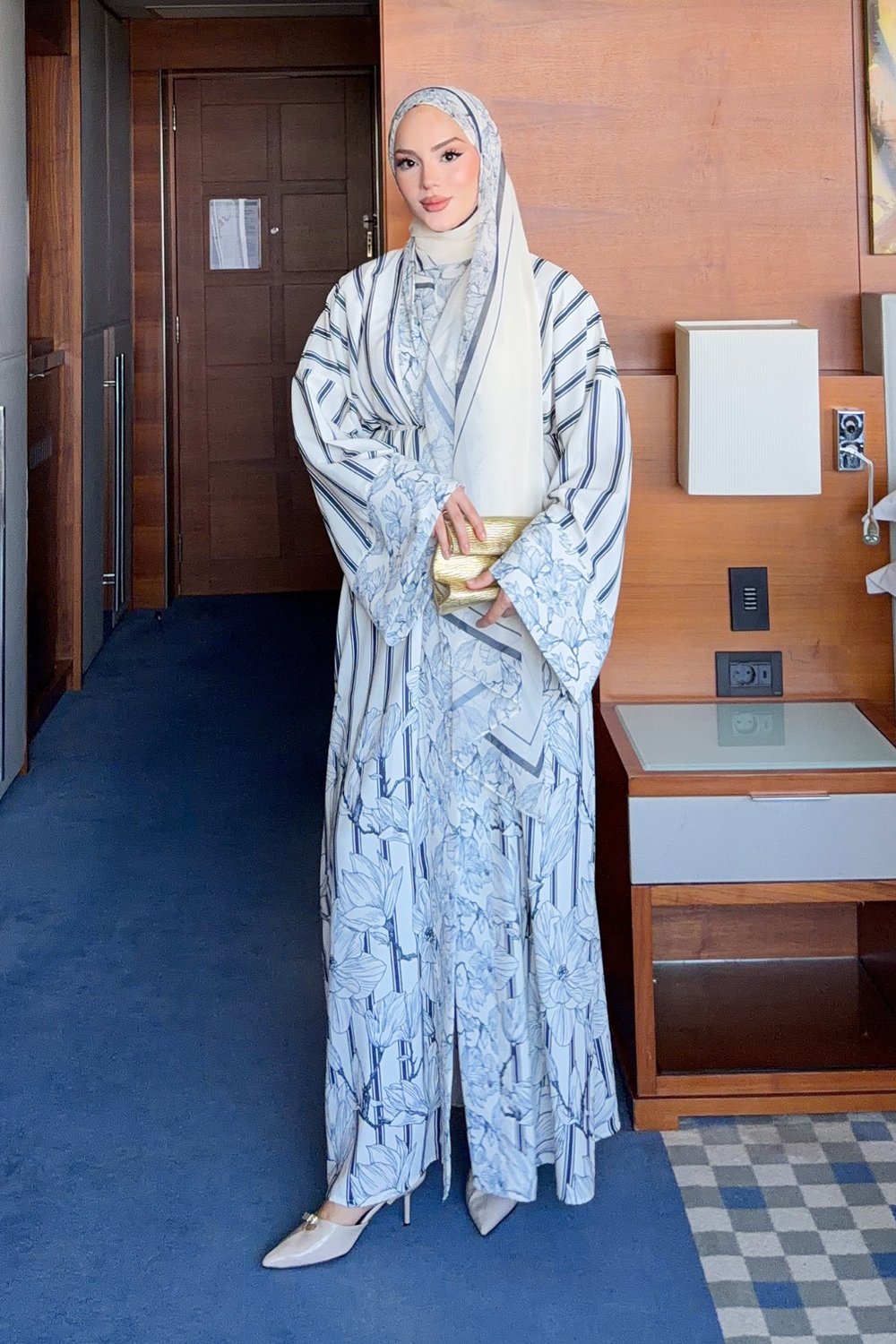 .Dare Abaya - Lacivert