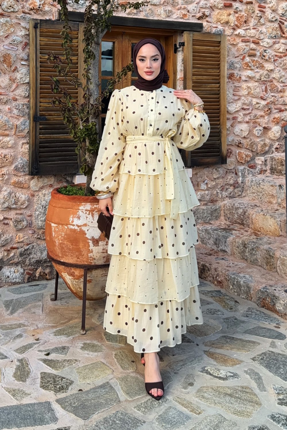 Alesia Elbise - Butter Yellow