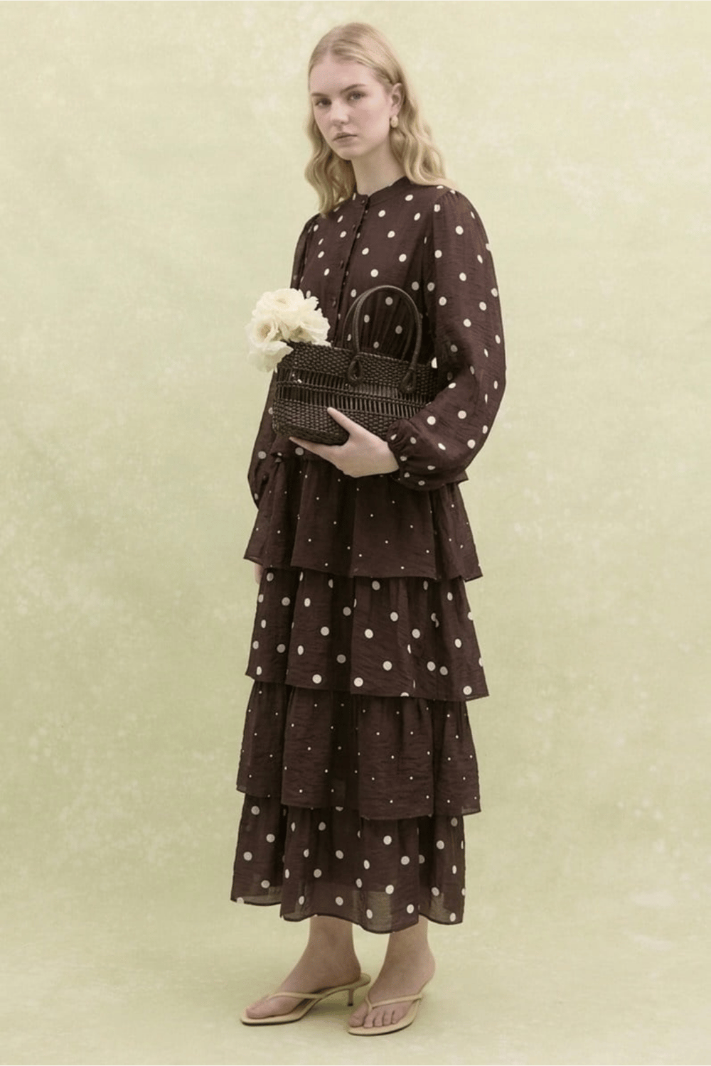 Alesia Elbise - Kahverengi