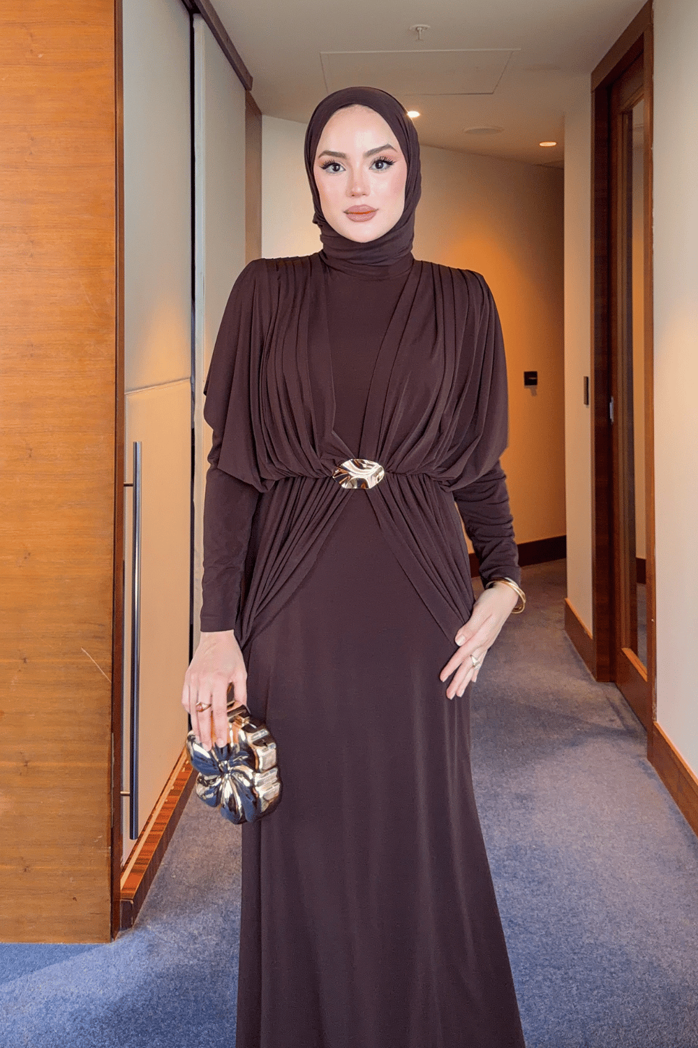 Aseel Elbise - Kahverengi