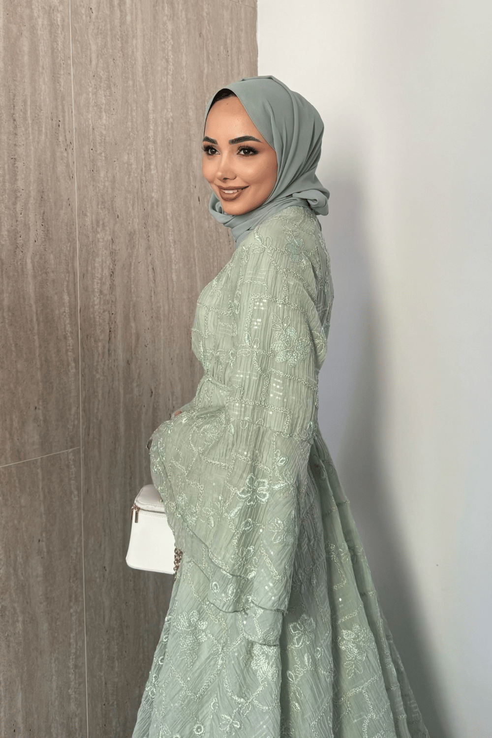 Bai Elbise - Mint Yeşili