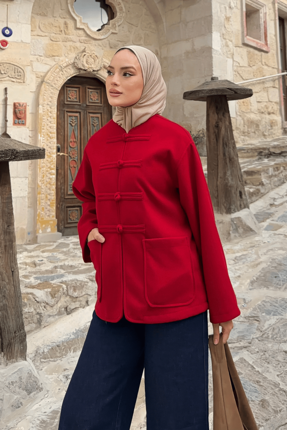 Berta Ceket - Kırmızı