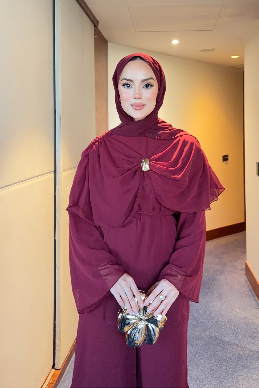 Broch Takım - Bordo