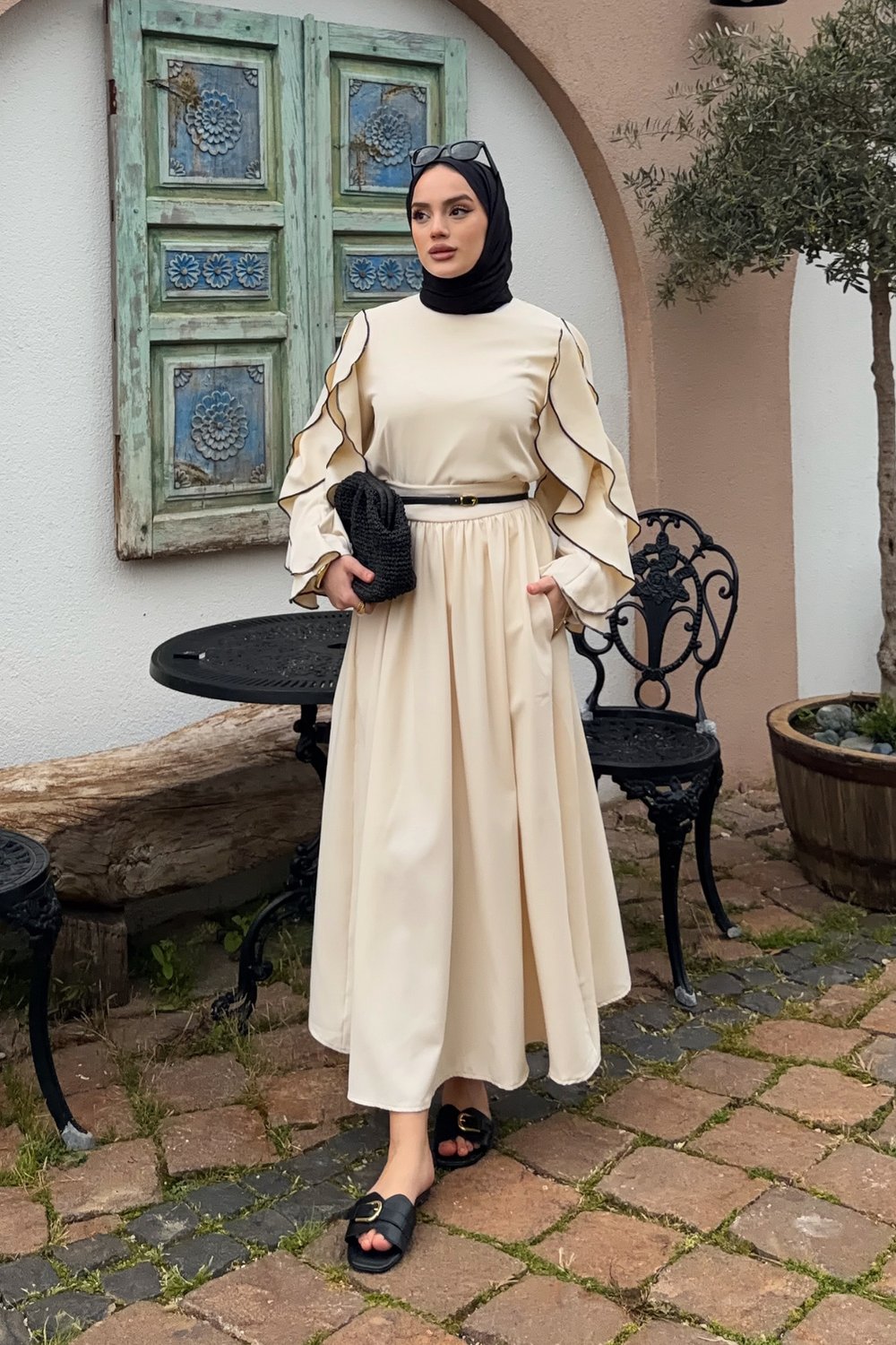 Clara Takım - Bej
