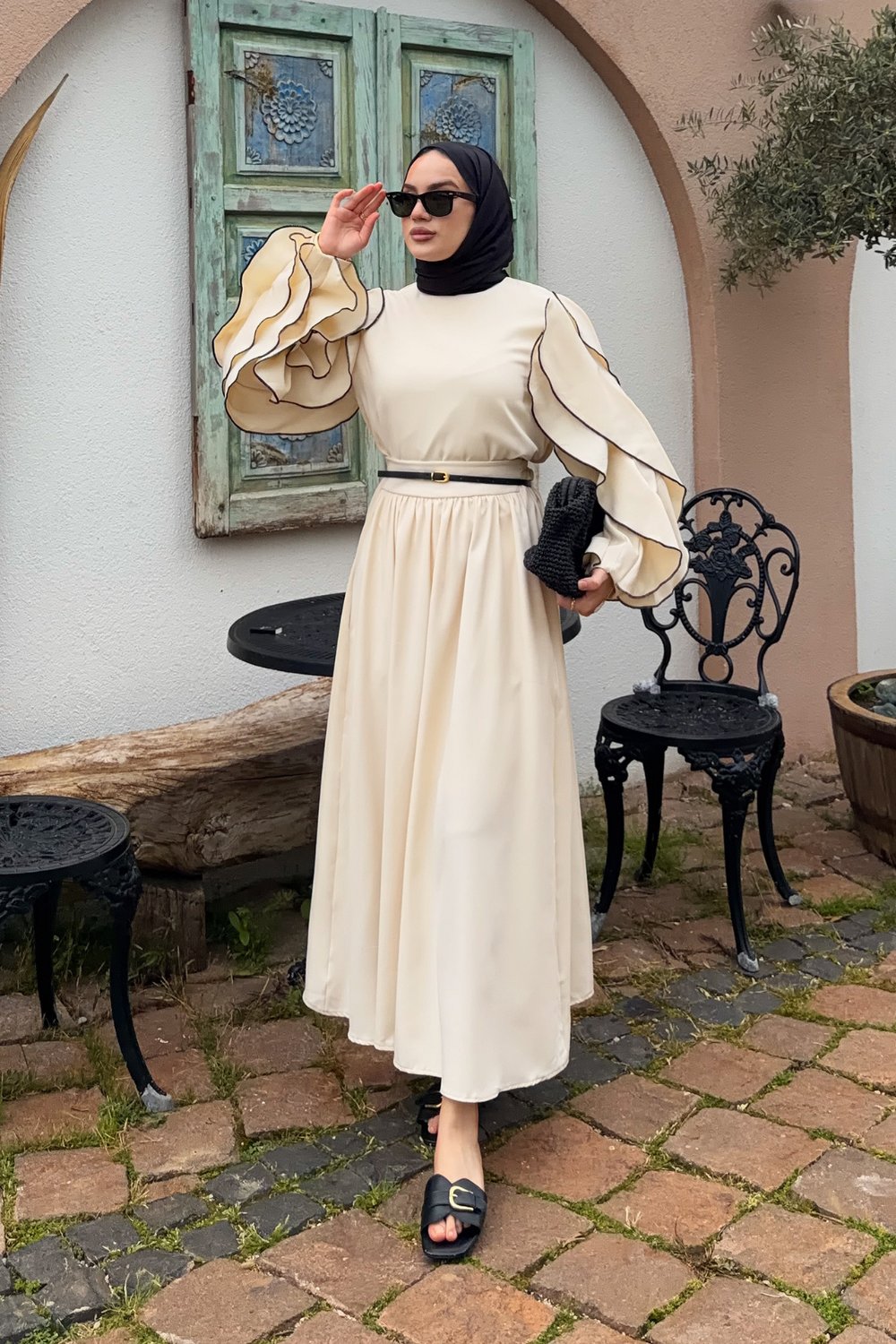 Clara Takım - Bej