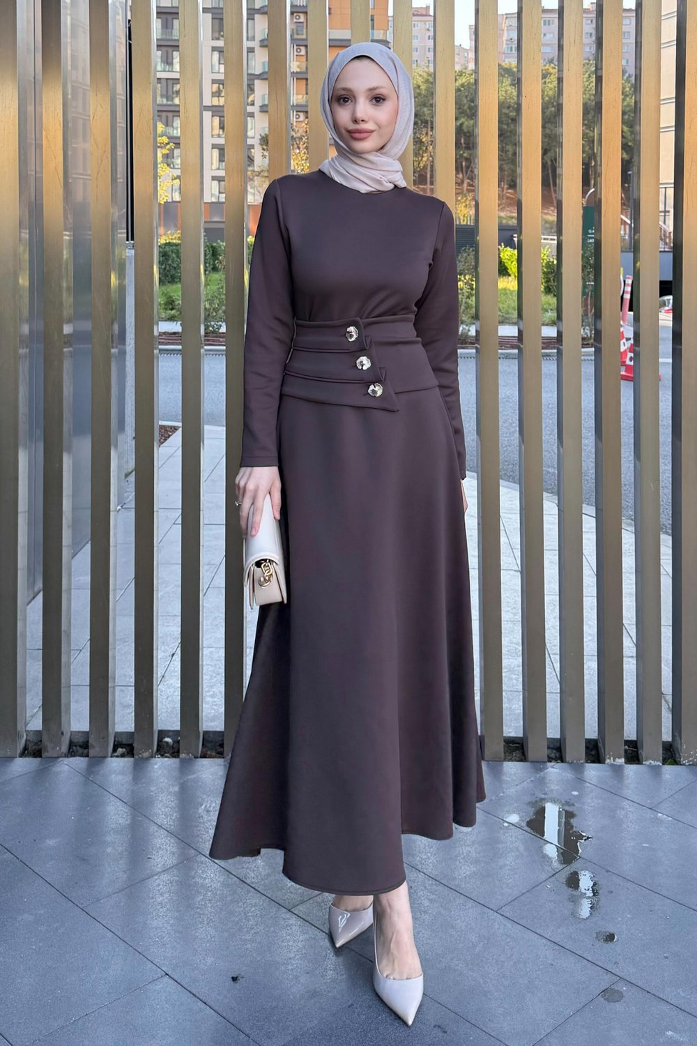 Dora Elbise - Kahverengi