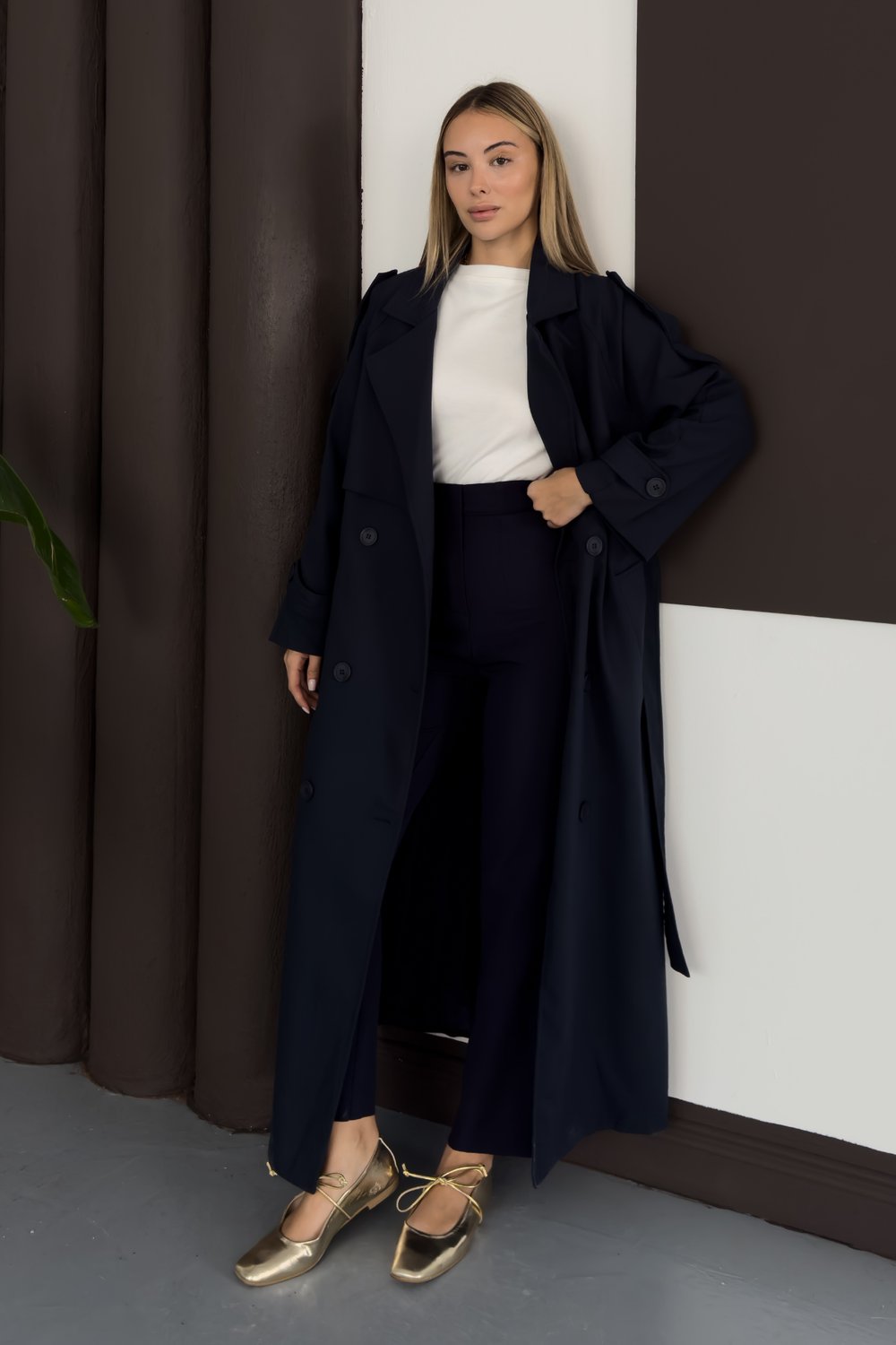 Enera Trench - Lacivert