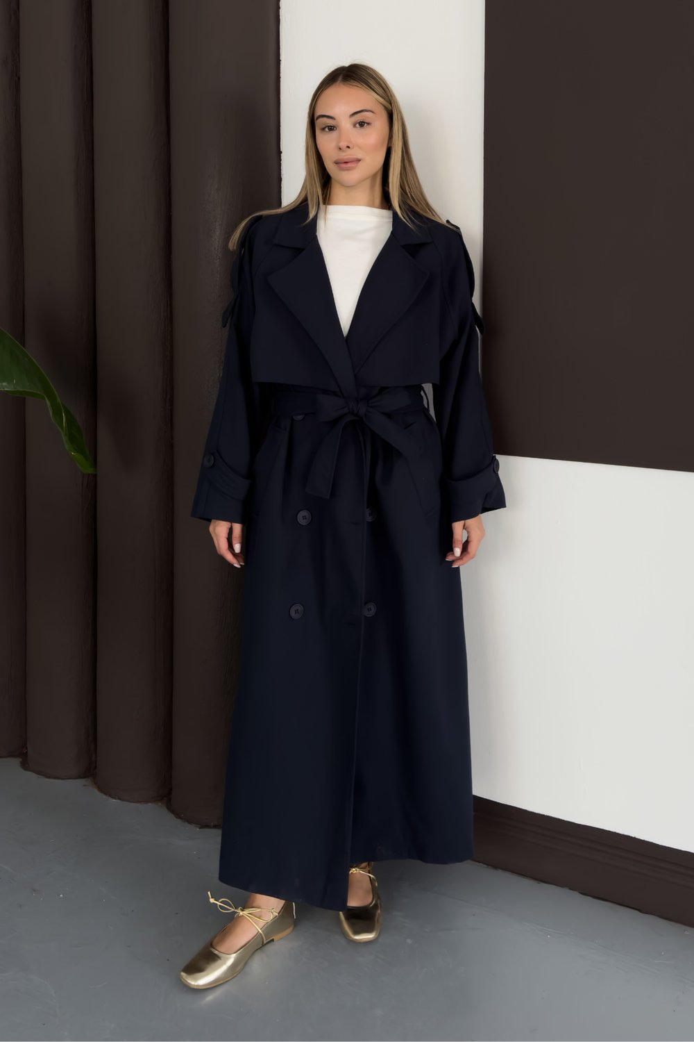 Enera Trench - Lacivert