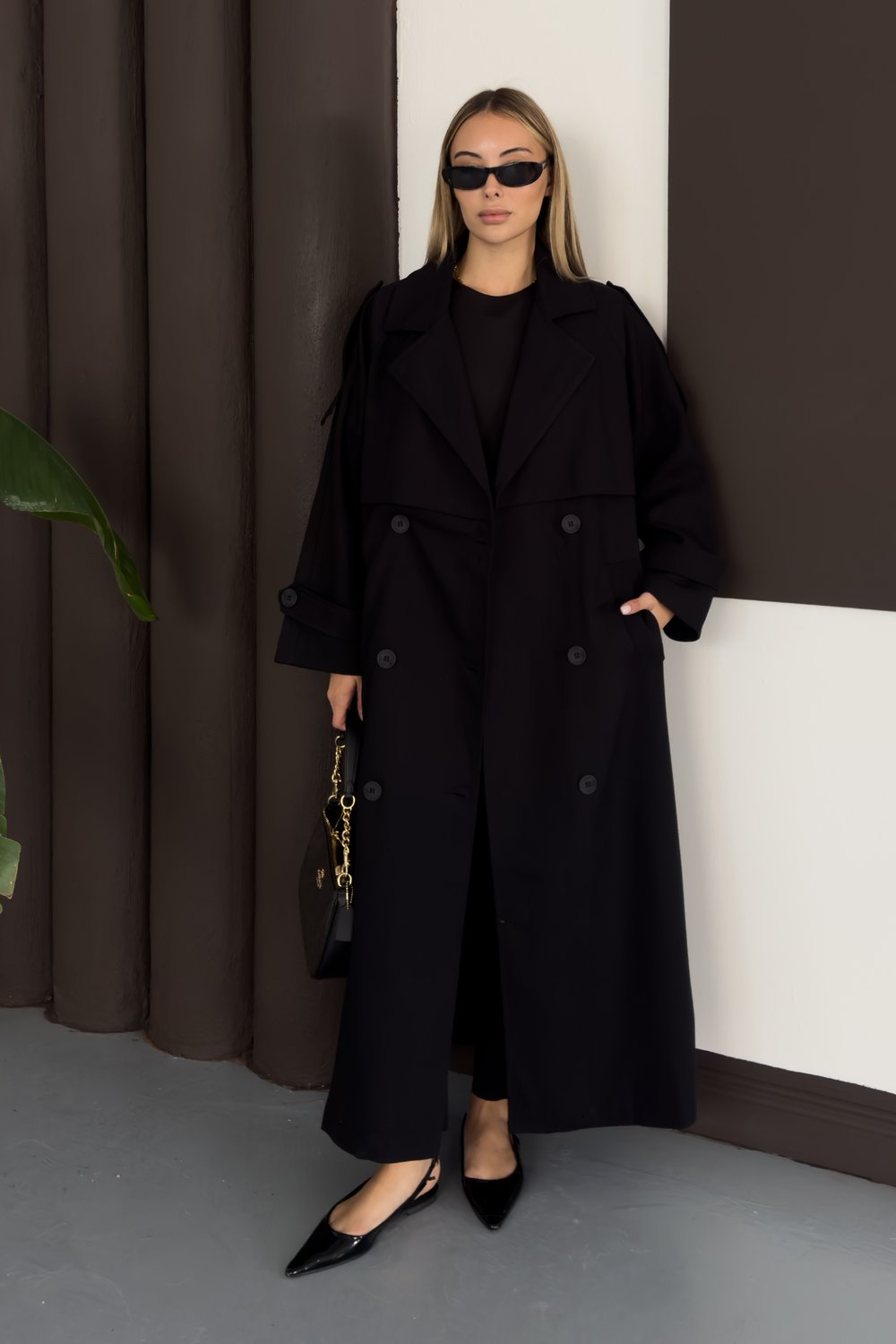 Enera Trench - Siyah