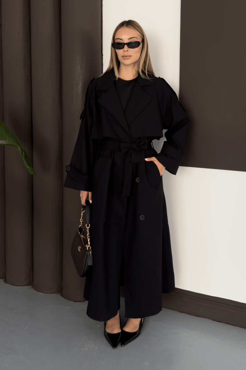 Enera Trench - Siyah