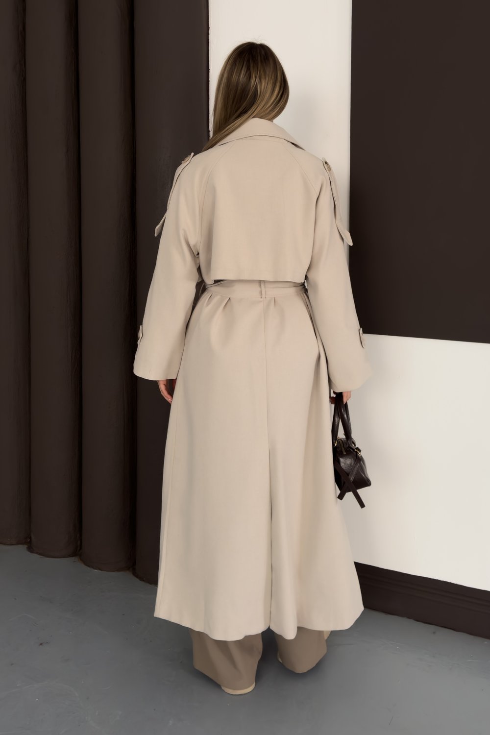 Enera Trench - Taş Rengi