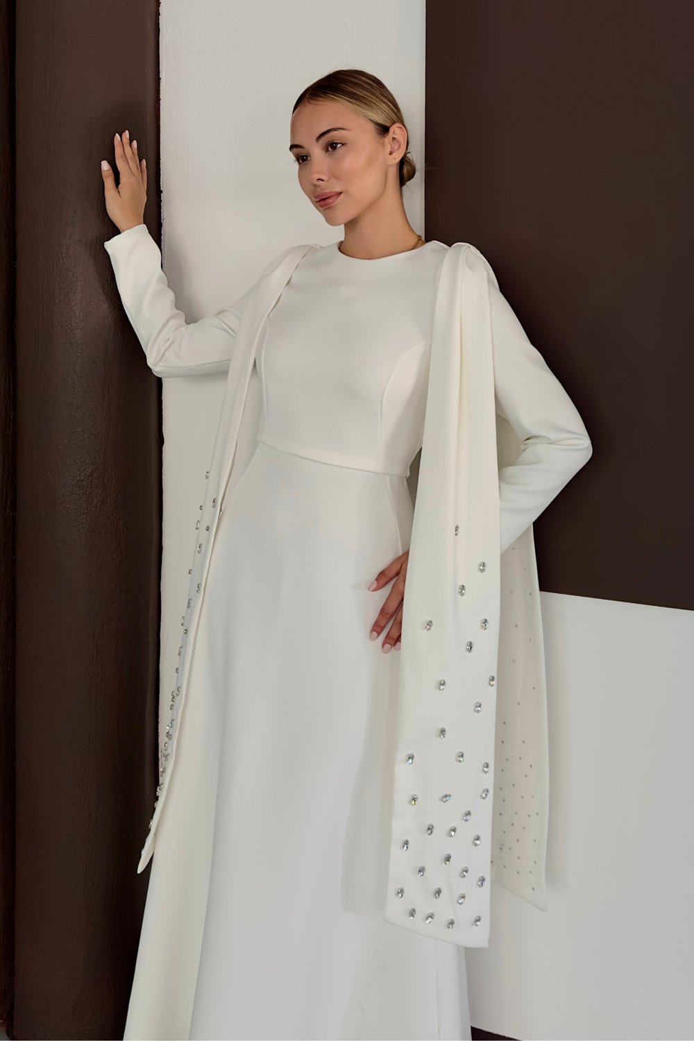 Estella Elbise - Beyaz