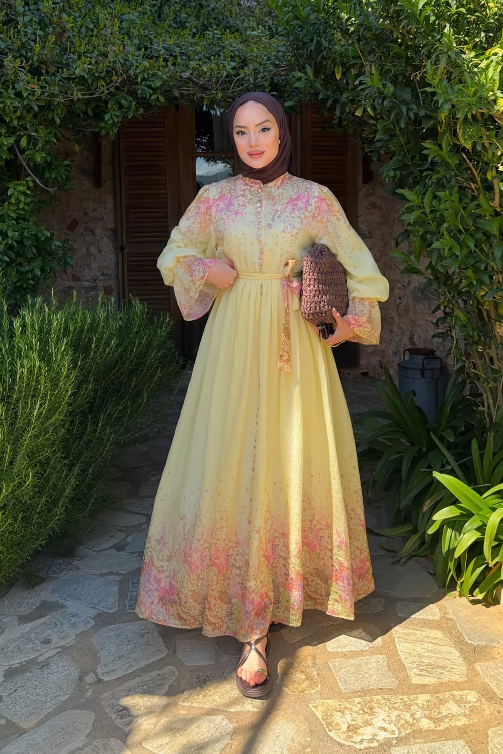 Henna Elbise - Sarı