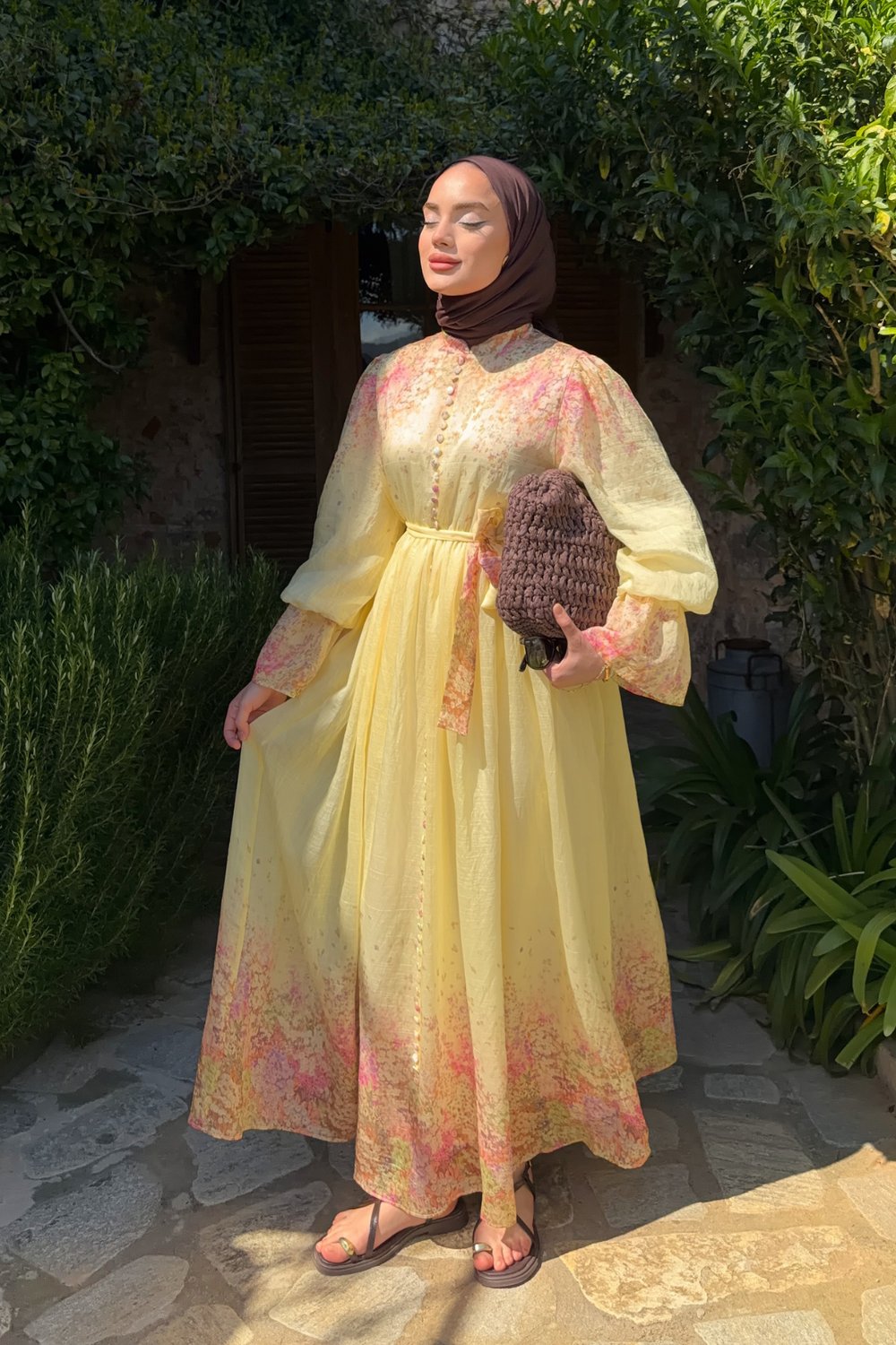 Henna Elbise - Sarı