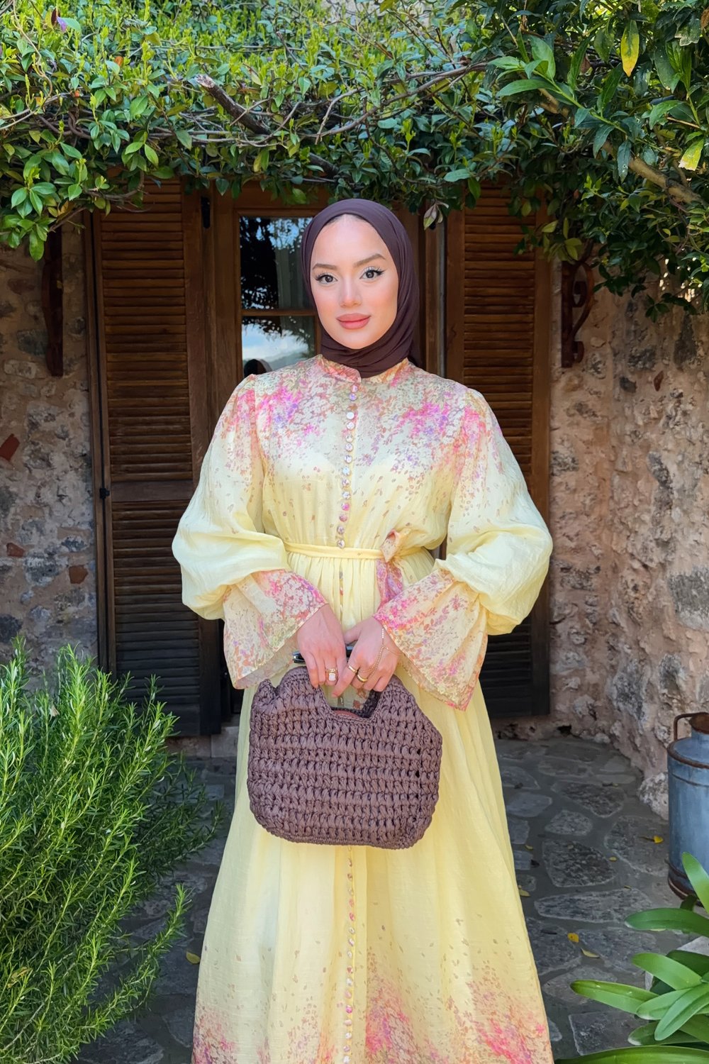 Henna Elbise - Sarı