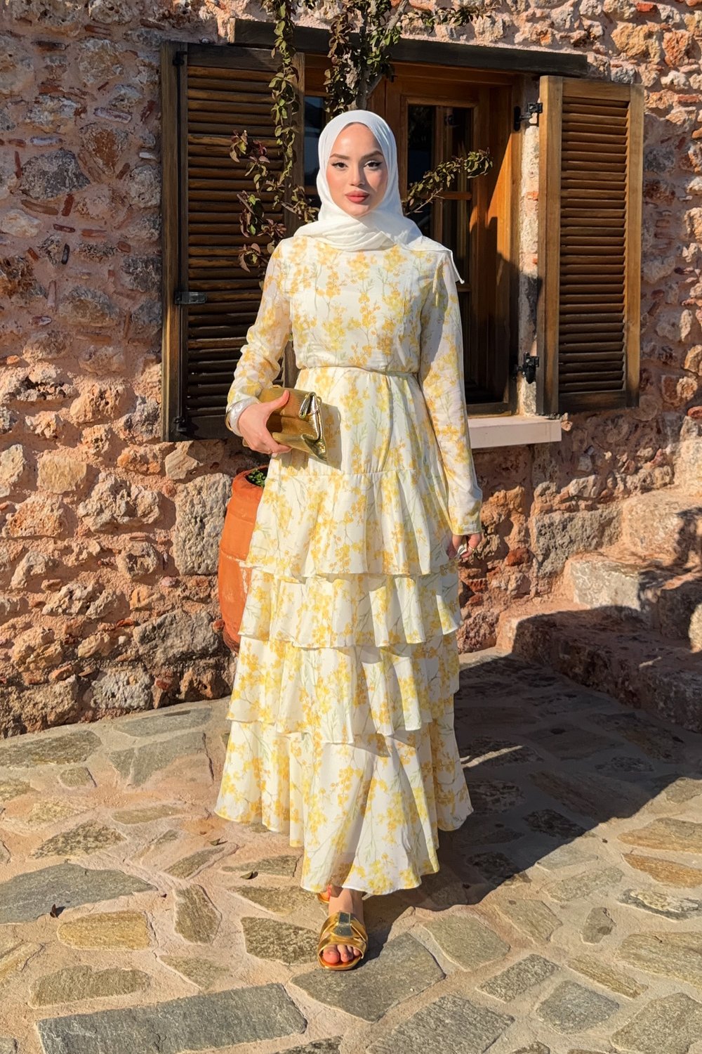 Jasmin Elbise - Sarı