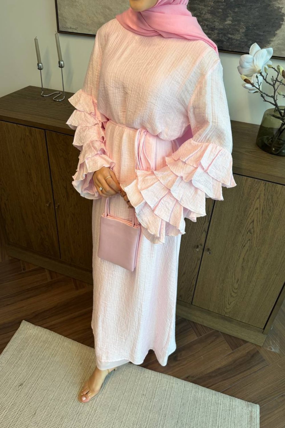 Jouve Elbise - Pembe
