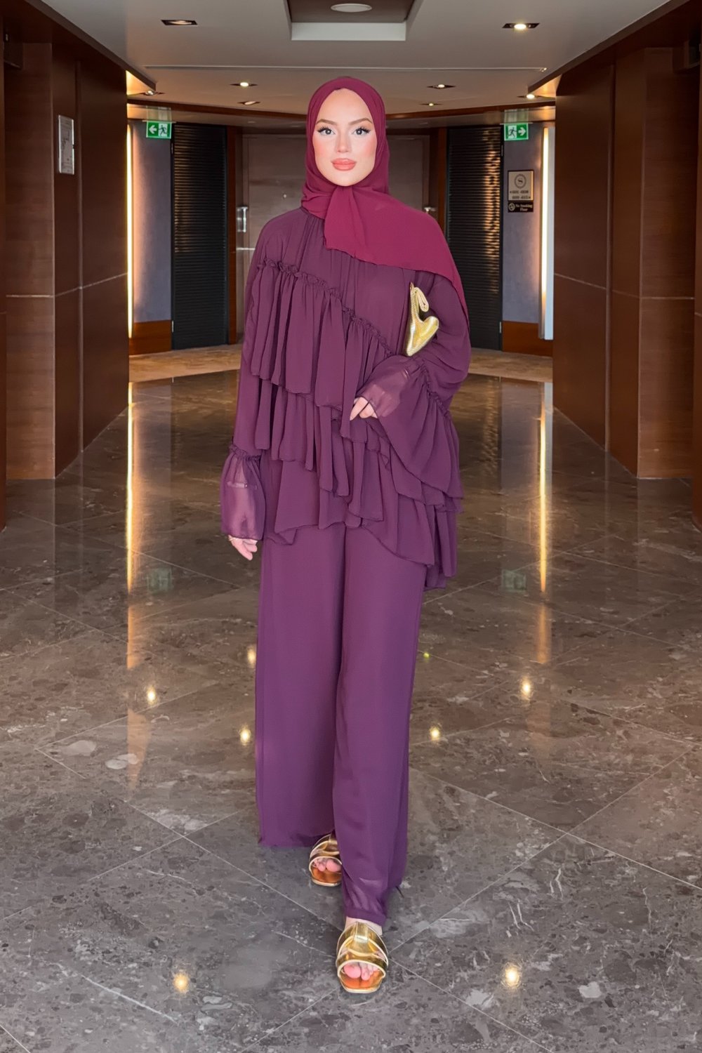 Layla Takım - Mürdüm
