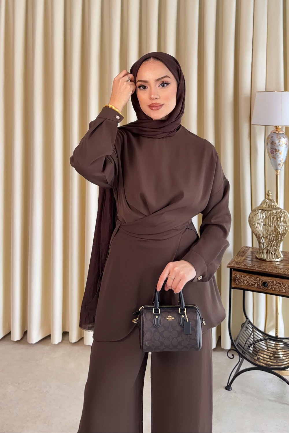 Liana Takım - Kahverengi