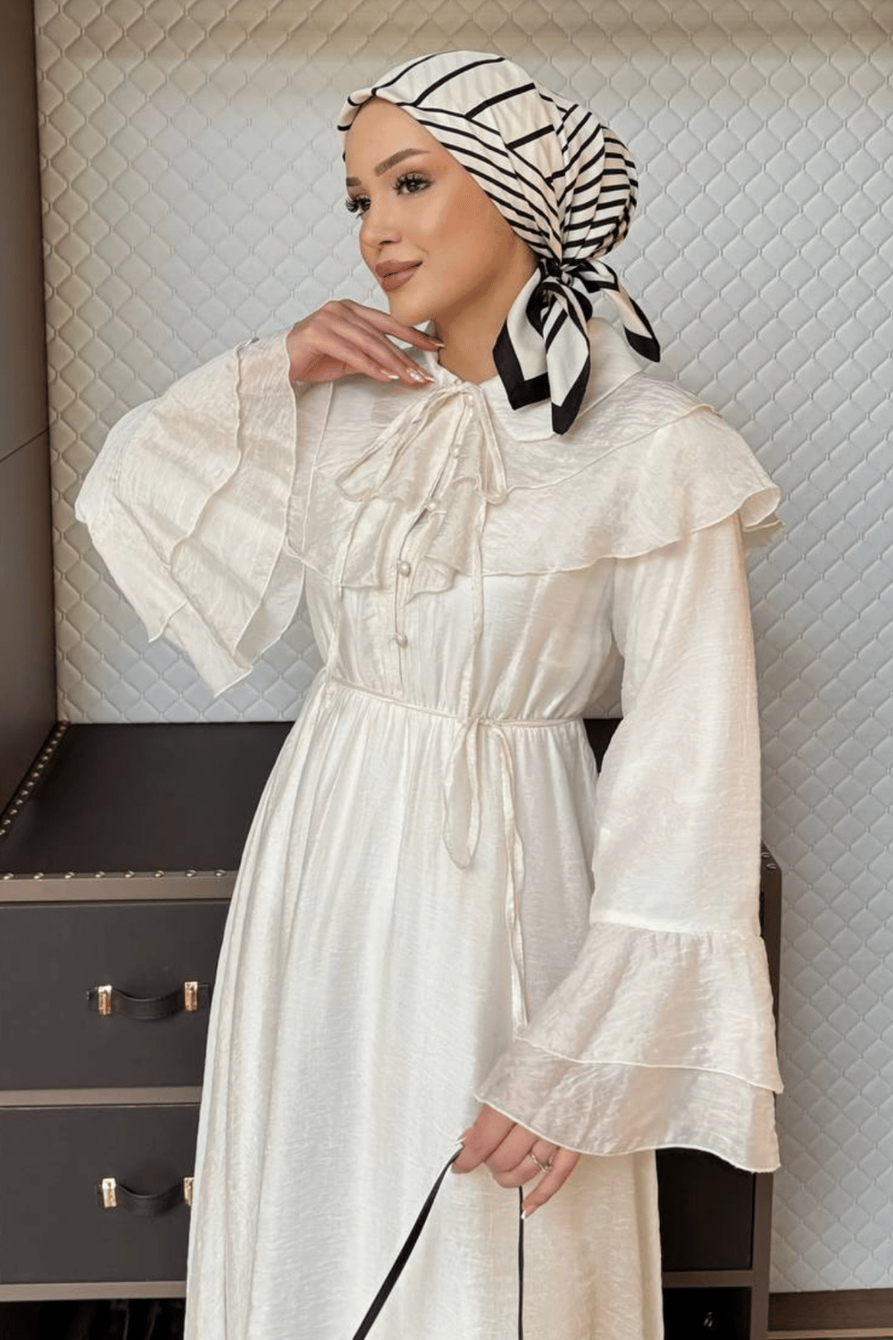 Mabel Elbise - Ekru